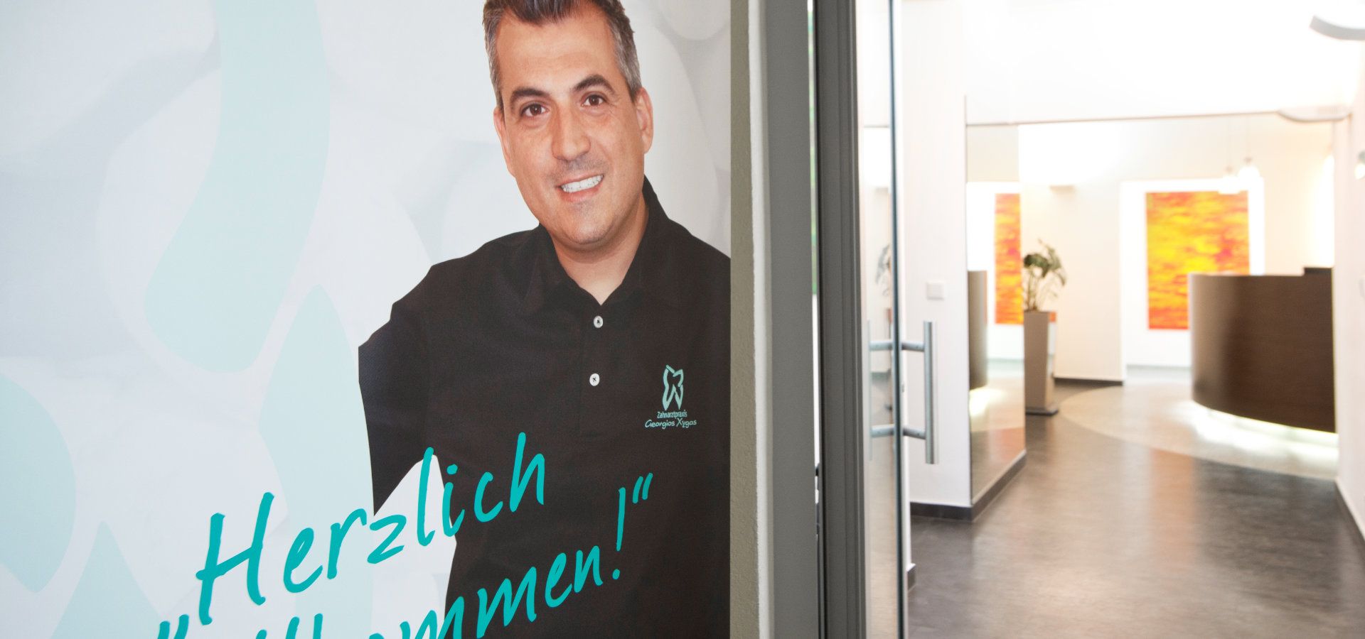 Eingangsbereich Zahnarztpraxis