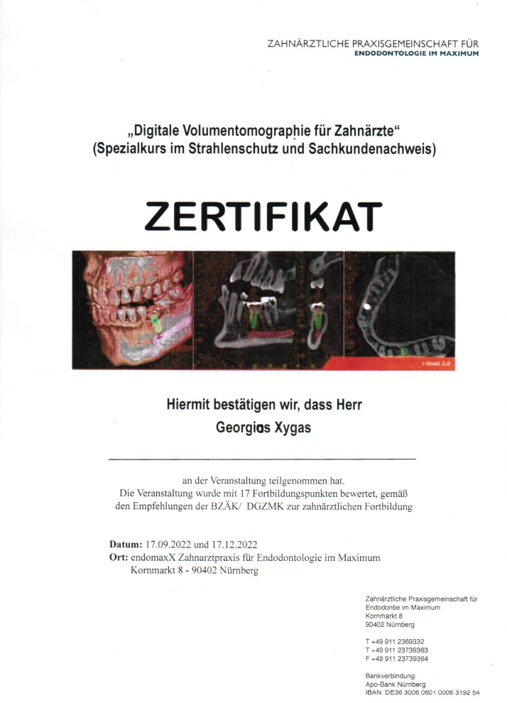 Digitale Volumentomographie